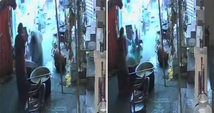 走一半失去平衡　女子跌入滾燙大鍋