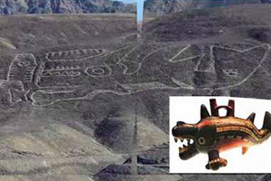 考古學家在秘魯沙漠中發現「神秘虎鯨地畫」，歷史已有2000多年！