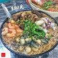 台南麵線超澎湃！鋪滿4種海陸配料僅80元　網：想移居了