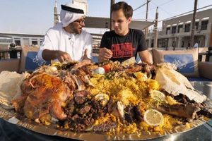 阿拉伯傳統美食駱駝全餐 入口即化香料豐富