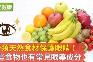 十類"天然食材"保護「眼睛」！