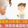 子宮內膜癌患10年增2.5倍！異常出血、排尿疼痛莫輕忽