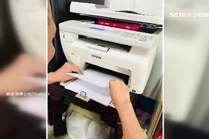 老爸影印「平板文件」　結果女兒笑瘋