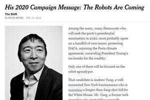 放眼白宮 華裔企業家主攻「機器人末日」危機