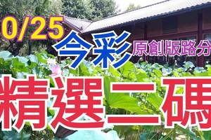 10/25 今彩539 精選二碼 二中一 請點圖看看 !