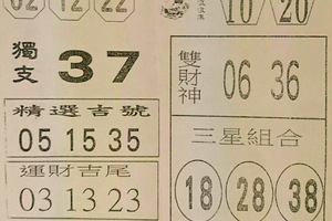 11月8日539（獨家熱門牌，精選吉號，運財吉尾，雙財神）參考看看。