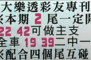 11月10日大樂透（主支，全車，多金多銀，兩星採柱）參考看看。