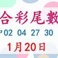 六合彩尾數王 1月20日 上期中02 04 27 30 36 37 版路預測版本2 準10進11 不斷版