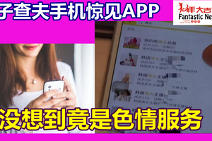 妻子查夫手机惊见APP 没想到竟是色情服务