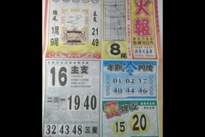 2018/01/11香港六合彩參考用全分享5(福報,火報)