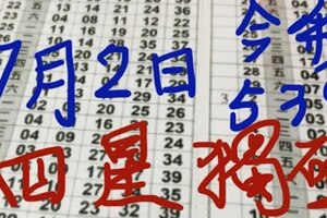 注意⚠️通通看過來！7月2日的今彩539（四星獨碰）喜從天降！