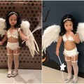 關穎把2歲女兒打扮成“維密超模”遭網友炮轟