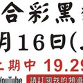 [上期19.29六合黑貓]1月16號六合彩版路號碼預測(1版)2中1+獨三星 #香港六合彩版路