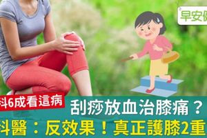 刮痧放血治膝痛？骨科醫：反效果！真正護膝2重點