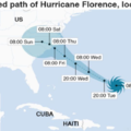 魔鬼颶風還在增強 佛羅倫斯逼近 美東百萬人被要求撤離