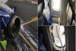 國西南航空班機引擎爆炸 一死七傷