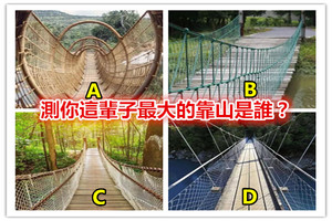 选一座最结实的吊桥，测你这辈子最大的靠山是谁？ 