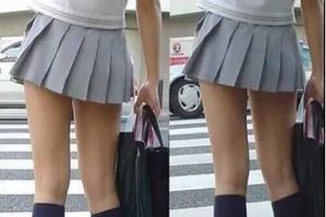 日本女高中生的裙子到底有多短！最後一張，叫人受不了啊！！