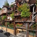 義大利都靈的【宮崎駿樹屋】，建築與大自然結合出的綠建築！