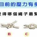 心理測試：你覺得哪個繩子會拉得最緊？測你目前的壓力有多大 