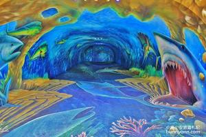 宜蘭景點 | 走進海洋王國!祝大漁夢幻3D擬真海底隧道，大嗑厚切生魚片超滿足!