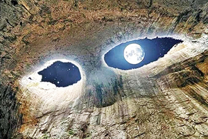 保加利亞大山裡深藏著「神秘洞穴」，從洞穴底部抬頭觀望，就會看到「上帝之眼」，還會被「催眠」！