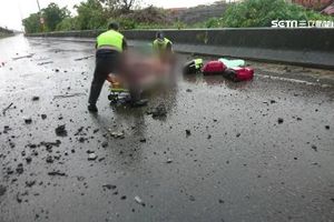 曳引車撞護欄　駕駛摔飛墜高架橋下亡