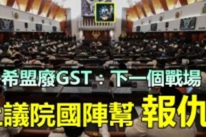 希盟废GST：下一个战场 >>>上议院国阵帮复仇记？