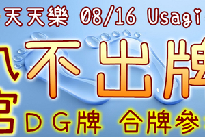 加州天天樂 2020/08/16 Usagi 九宮 精選低機號碼 供您參考