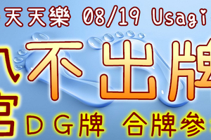 加州天天樂 2020/08/19 Usagi 九宮 精選低機號碼 供您參考