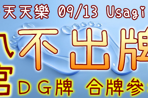 加州天天樂 2020/09/13 Usagi 九宮 精選低機號碼 供您參考