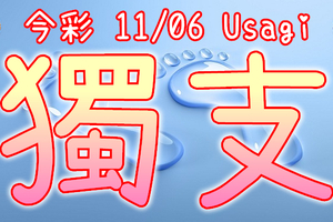 今彩539 2020/11/06 Usagi 精選獨支 全車 供您參考