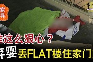 谁这么狠心？ 弃婴 丢FLAT楼住家门口