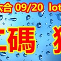 2018/09/20 lotus  六合  二碼全車+連碰參考