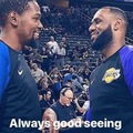 Lebron James：見到我的兄弟總是很高興