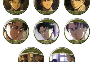 Attack on Titan - Chara Badge Collection B / Levi 8Pack BOX