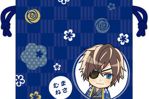 Ikemen Sengoku: Toki wo Kakeru Koi - Drawstring Bag: Masamune Date 2nd Anniversary Deformed ver.