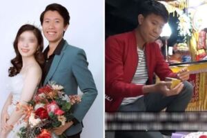 淚目！越南女子將結婚卻遇車禍身亡，未婚夫如常舉行婚禮與其道別