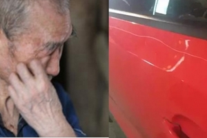 女子轎車被拾荒老人不小心刮花，他說：「我一定會還錢！」隔天，她登門拜訪，他卻被她弄哭！