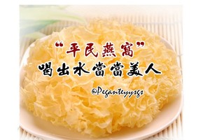“平民燕窩”喝出水當當美人