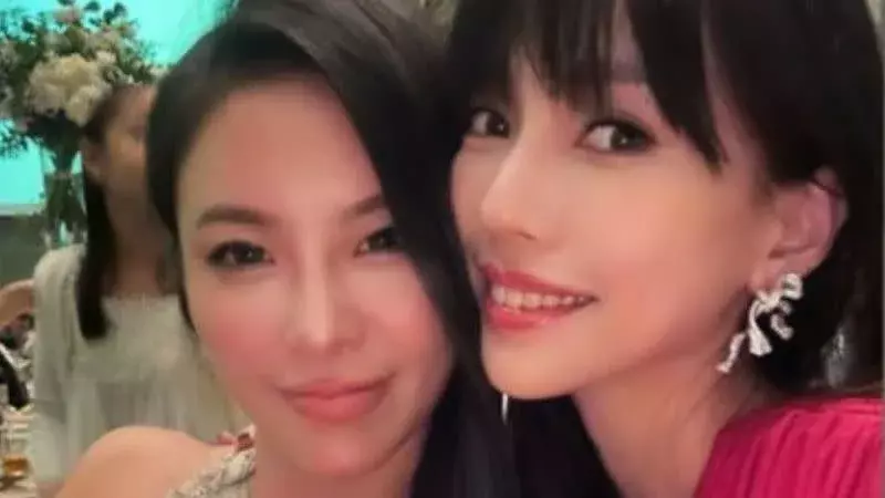 ▲李靚蕾婚變後首度露面,與好友Elin開心合影。(圖/翻攝自Elin IG)