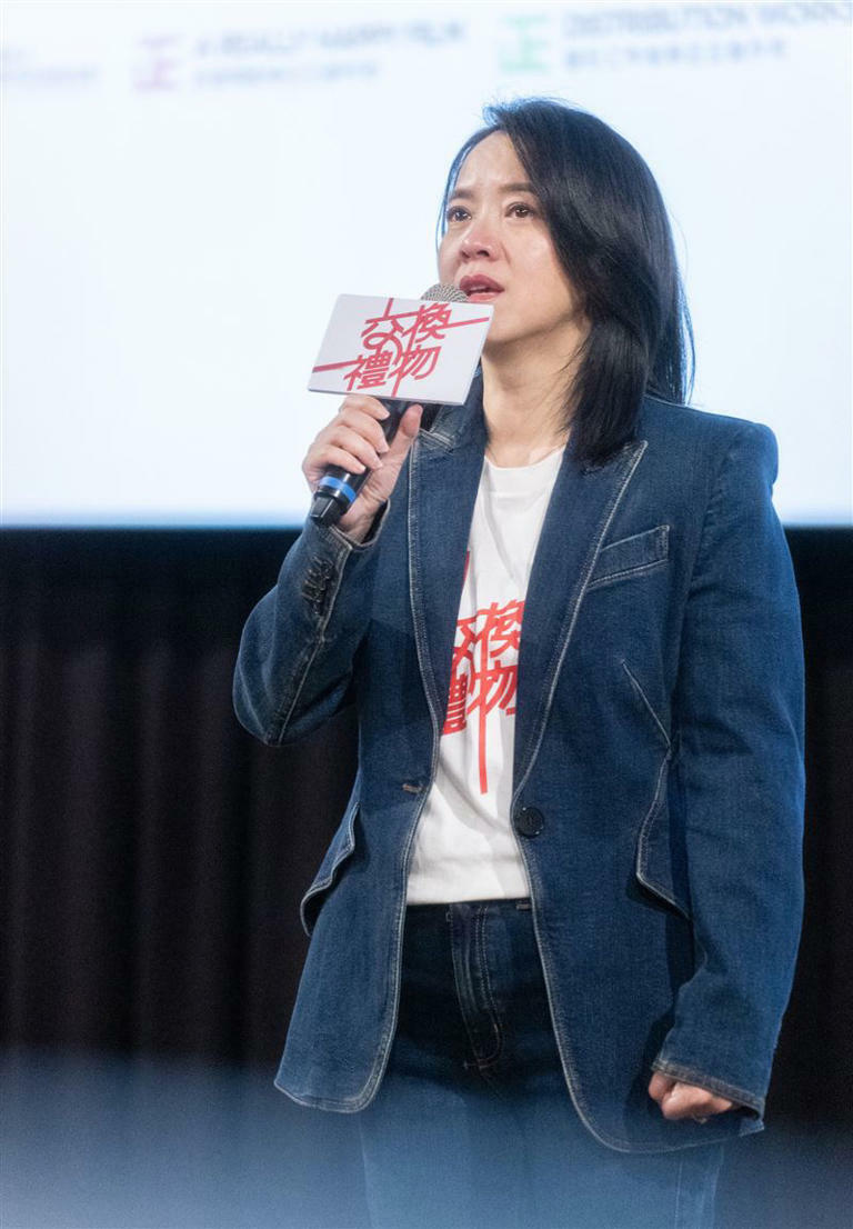 曾寶儀以癌症為切口的紀錄片《交換禮物》上映中。(圖/台北双喜提供) 曾寶儀以癌症為切口的紀錄片《交換禮物》上映中。(圖/台北双喜提供)
