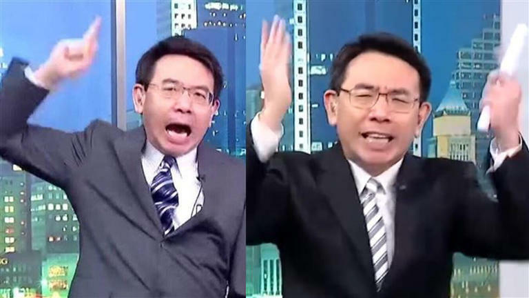 以後大家看不到寶傑在節目上從內子宮聊到外太空了。(圖/東森新聞YouTube) 以後大家看不到寶傑在節目上從內子宮聊到外太空了。(圖/東森新聞YouTube)