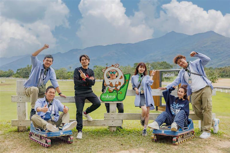 《全明星出發吧!》左起姚元浩、卜學亮、謝承均、高捷、阿樂、曾莞婷、郭泓志。(圖/好看娛樂提供) 《全明星出發吧!》左起姚元浩、卜學亮、謝承均、高捷、阿樂、曾莞婷、郭泓志。(圖/好看娛樂提供)