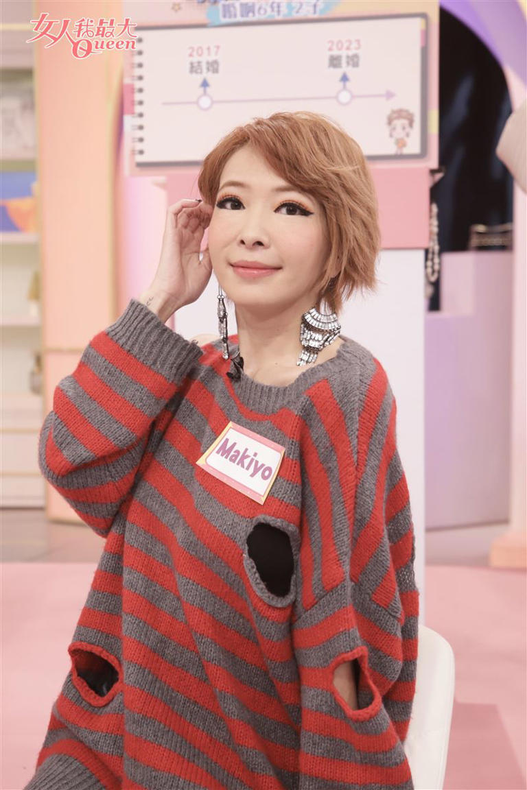 Makiyo談離婚心路歷程。(圖/tvbs提供) Makiyo談離婚心路歷程。(圖/tvbs提供)