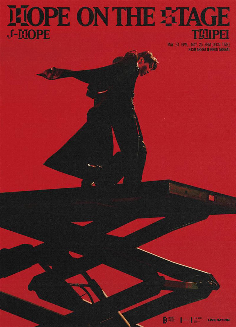 j-hope演唱會資訊曝光。(圖/Live Nation Taiwan 提供) j-hope演唱會資訊曝光。(圖/Live Nation Taiwan 提供)