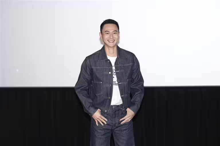 劉冠廷當爸後久違「放風」工作。(圖/記者趙于瑩攝影) 劉冠廷當爸後久違「放風」工作。(圖/記者趙于瑩攝影)