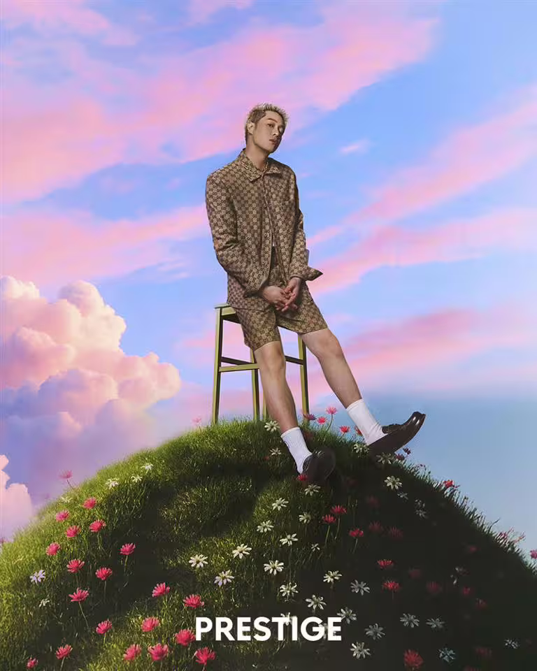 周湯豪接受訪問罕見聊起當年媽媽比莉罹癌,母子倆一起走過這段煎熬的時期。(圖/PRESTIGE TAIWAN 提供) 周湯豪接受訪問罕見聊起當年媽媽比莉罹癌,母子倆一起走過這段煎熬的時期。(圖/PRESTIGE TAIWAN 提供)