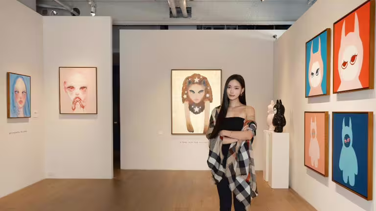 Lily畫展獲得眾多圈內大咖力挺(圖/主辦方提供) Lily畫展獲得眾多圈內大咖力挺(圖/主辦方提供)