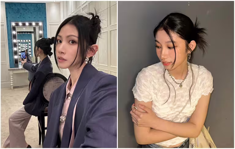 顧穎遺傳到母親李千娜的美貌和好歌喉。(圖/IG@n_a_n_a_l_e_e、guyinng) 顧穎遺傳到母親李千娜的美貌和好歌喉。(圖/IG@n_a_n_a_l_e_e、guyinng)